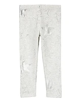 Baby Sparkly Star Cozy Fleece Leggings