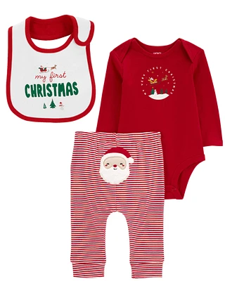 Baby 3-Piece My First Christmas Set