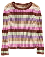 Striped Chenille Sweater