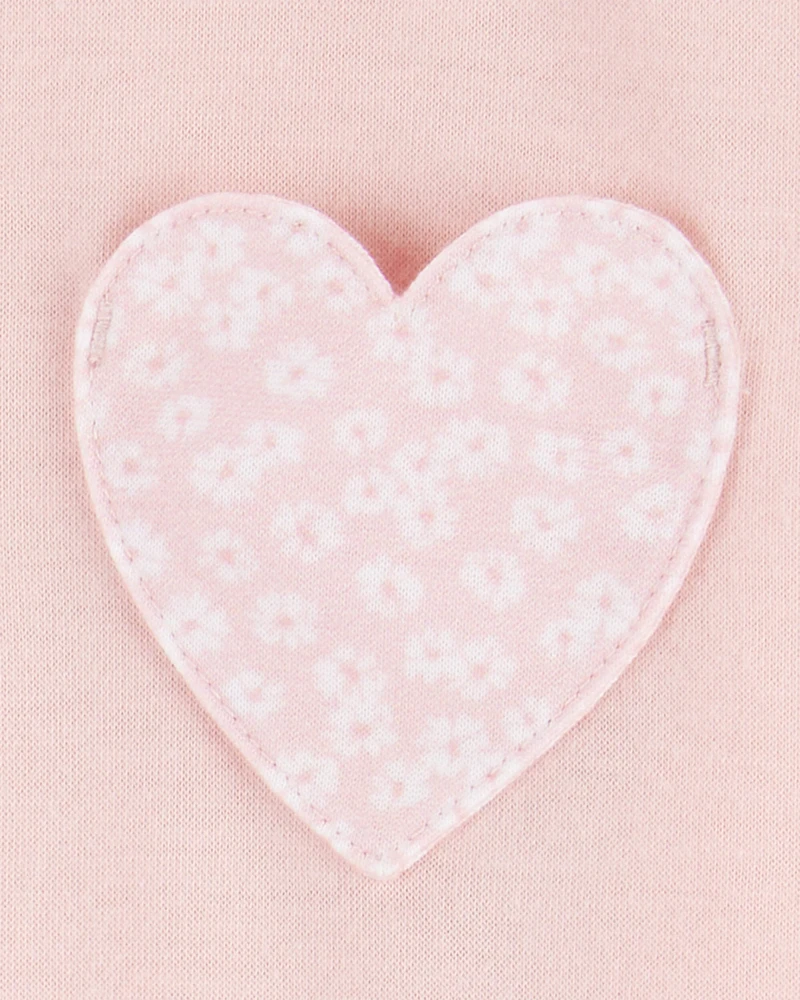 Toddler Girl 2-Piece Heart Loose Fit Pyjamas