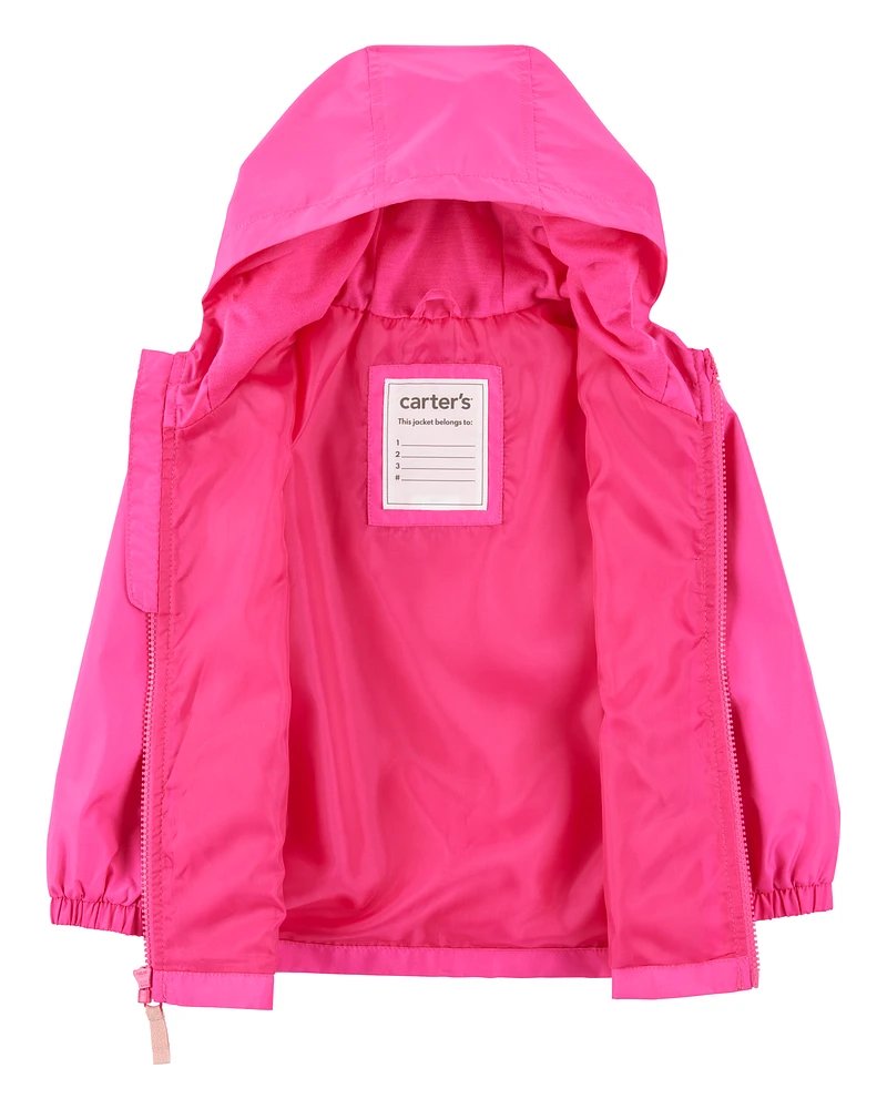 Toddler Solid Windbreaker Jacket - Pink