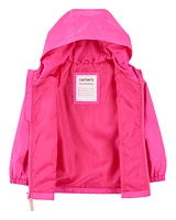 Toddler Solid Windbreaker Jacket - Pink