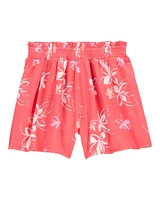 Kid Floral Flowy Pull-On Shorts