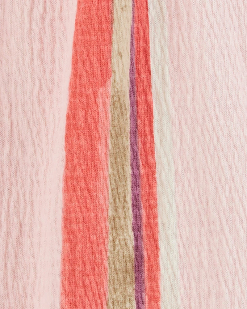 Toddler Striped Geo Print Dress