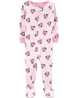 1-Piece 100% Snug Fit Cotton Footie Pyjamas
