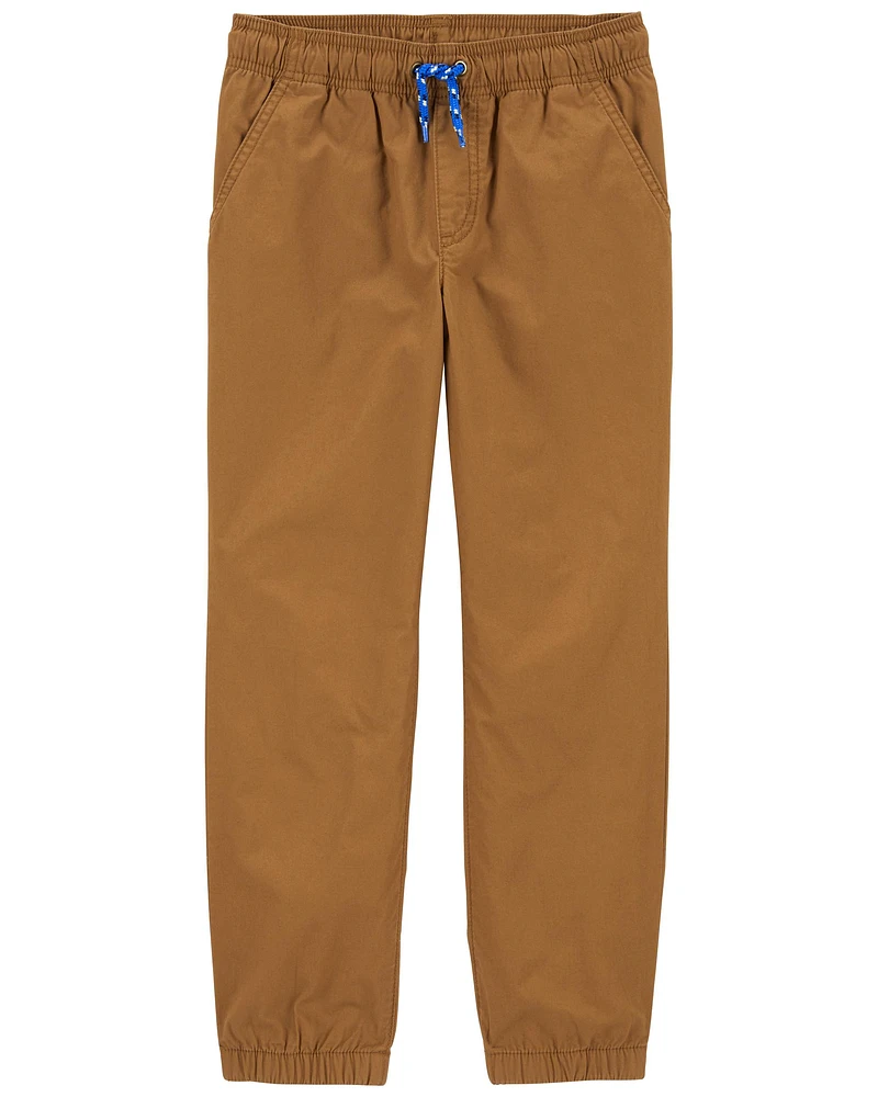 Kid Pull-On Poplin Pants