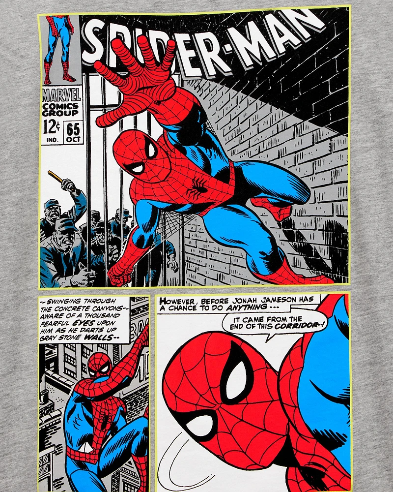 Kid Marvel™ Spider-Man Short-Sleeve Graphic Tee - Grey
