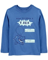 How To Draw A T-Rex Graphic Tee