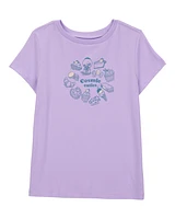Kid Cosmic Cuties Short-Sleeve Graphic Tee - Purple