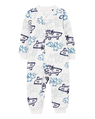 Baby 1-Piece Construction Fleece Footless Pyjamas