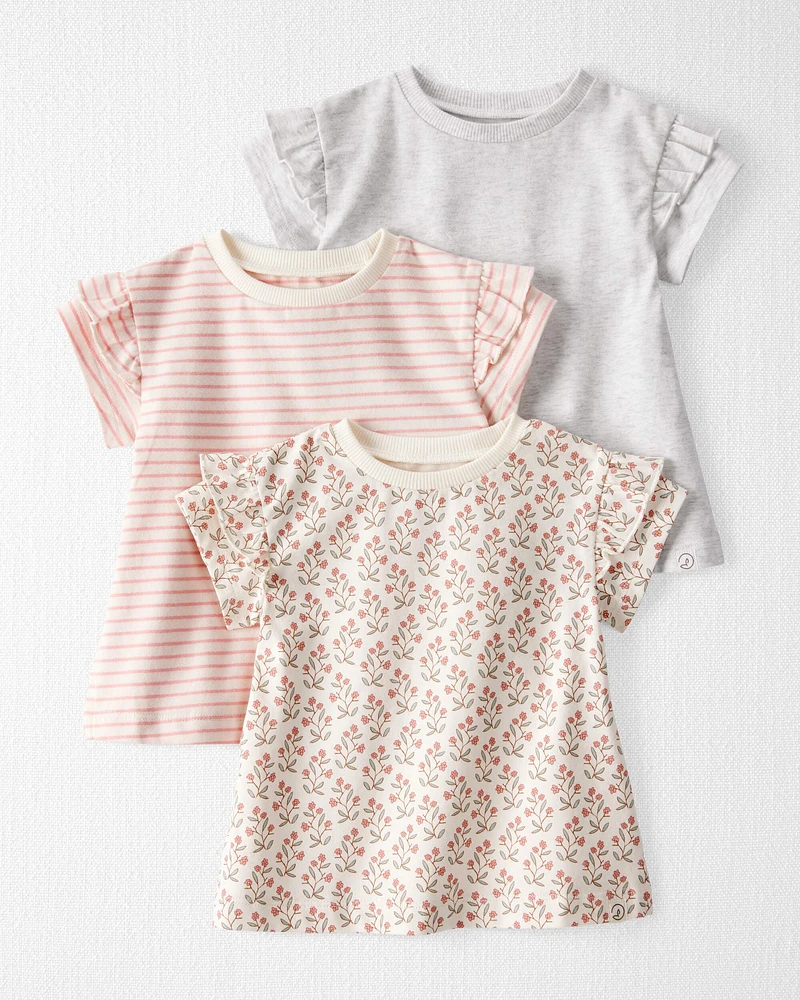 Baby 3-Pack Organic Cotton Tops