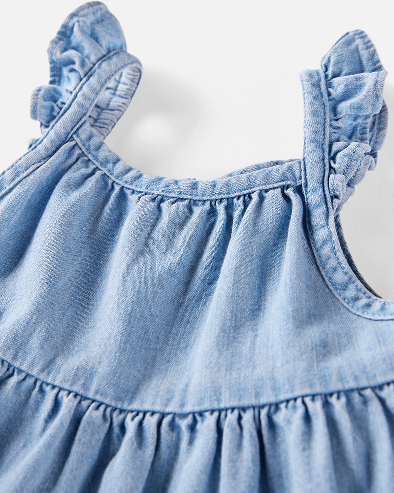 Baby Organic Cotton Chambray Dress