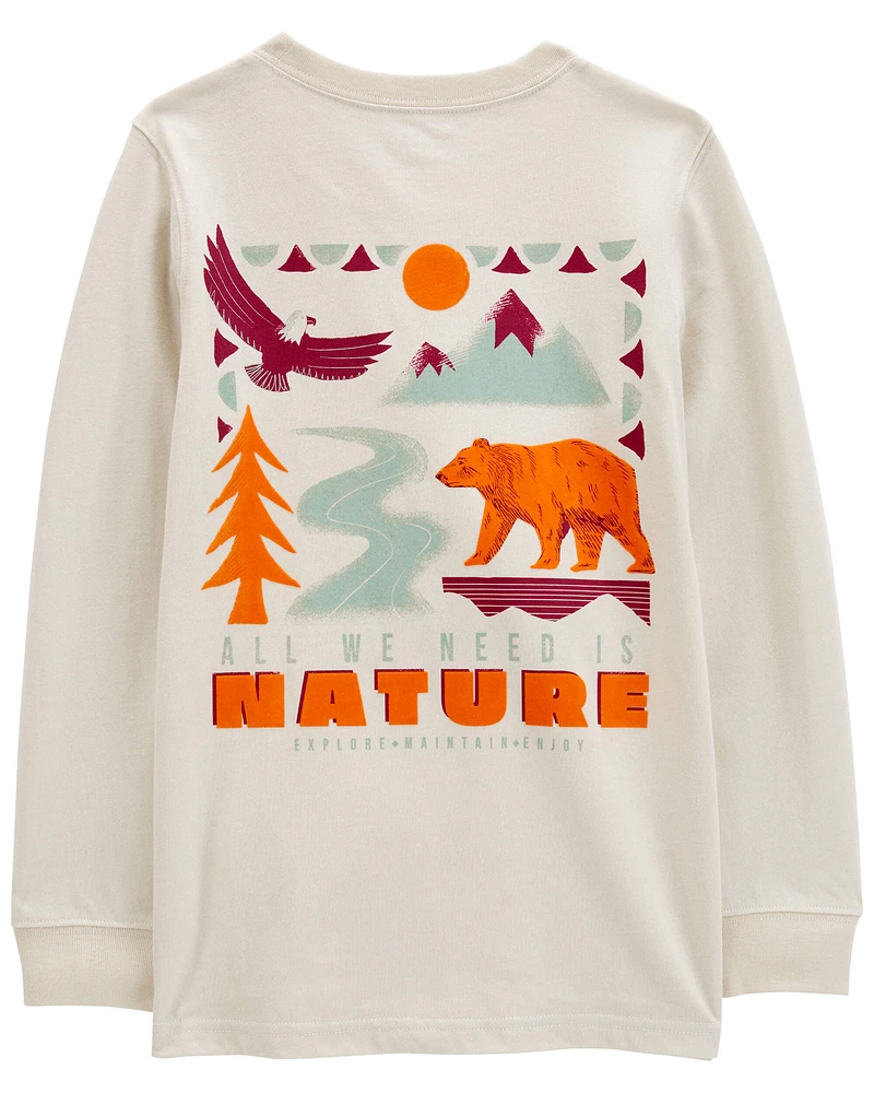 Kid Nature Hike Long-Sleeve Graphic Tee