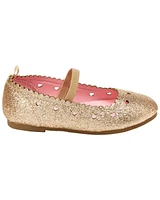 Kid Glitter Mary Jane Flat Shoes