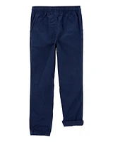 Kid Pull-On Poplin Pants