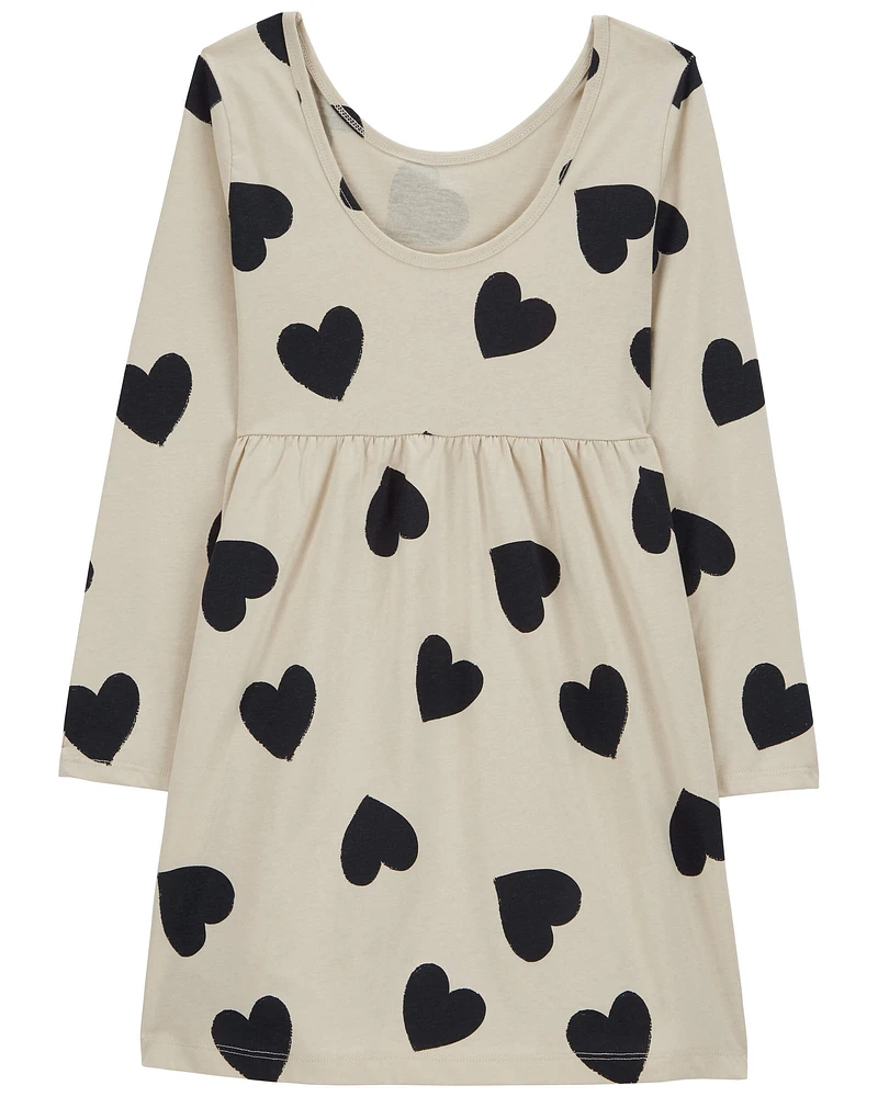 Kid Heart Jersey Dress