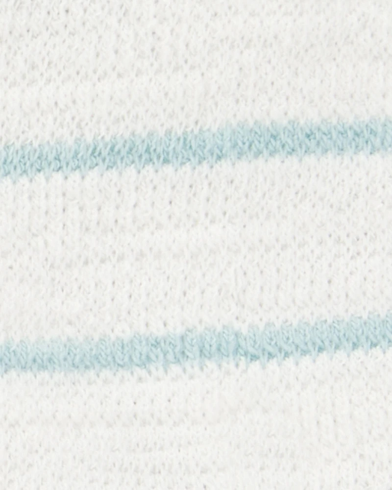Baby Striped Pull-On Slub Jersey Shorts