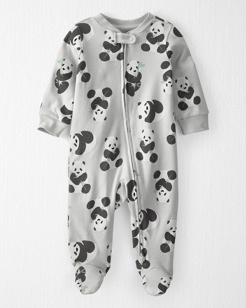 Baby Organic Cotton 2-Way Zip Sleeper Pyjamas