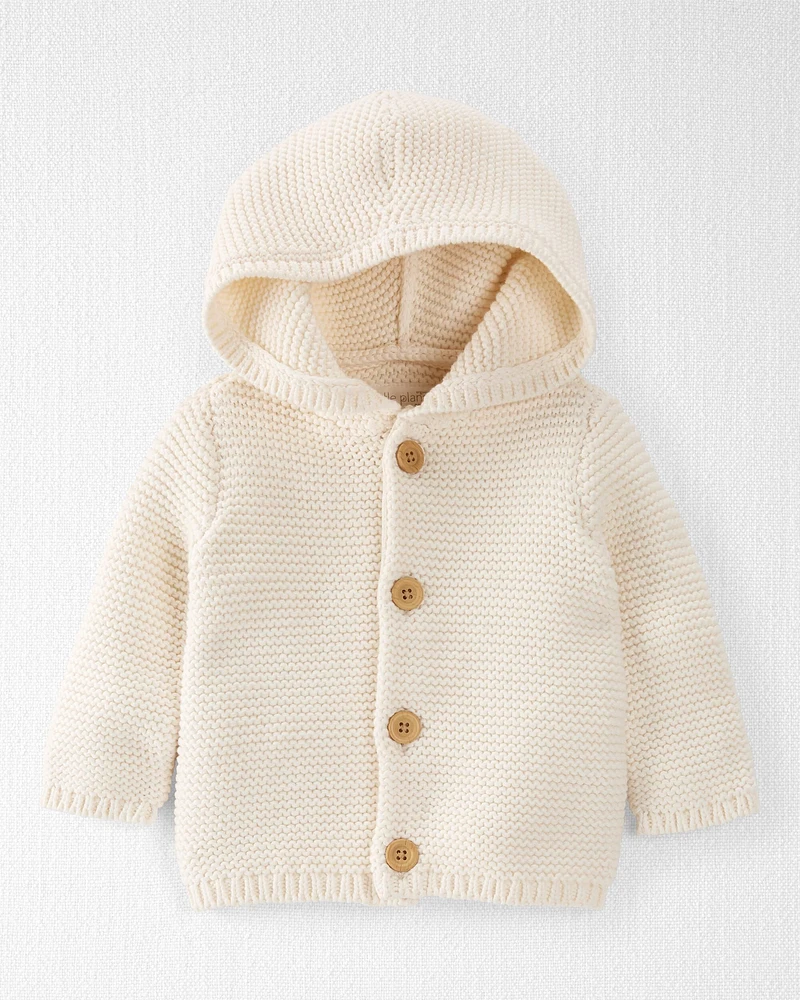 Baby Organic Signature Stitch Cardigan