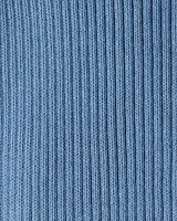 Baby Organic Cotton Ribbed Sweater Knit Jumpsuit