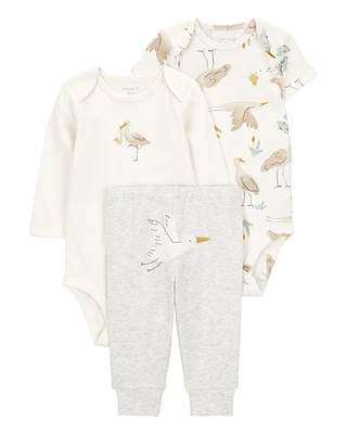 Baby 3-Piece Stork Little Character Set