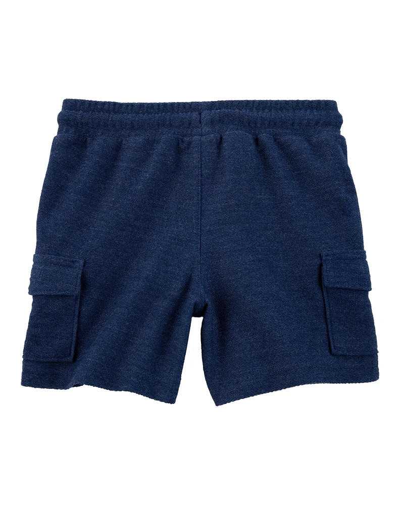 Toddler Cotton Shorts - Navy