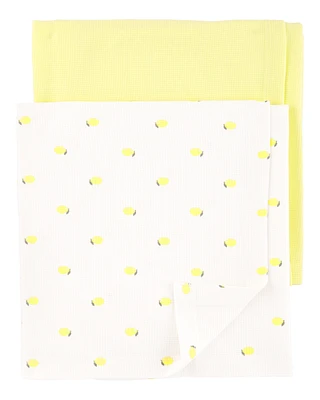 Baby 2-Pack Waffle Knit Blankets