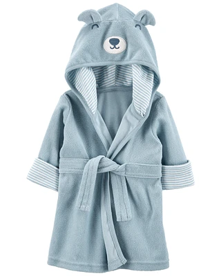 Bear Hooded Terry Robe