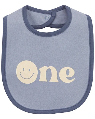 Baby 1st Birthday Teething Bib