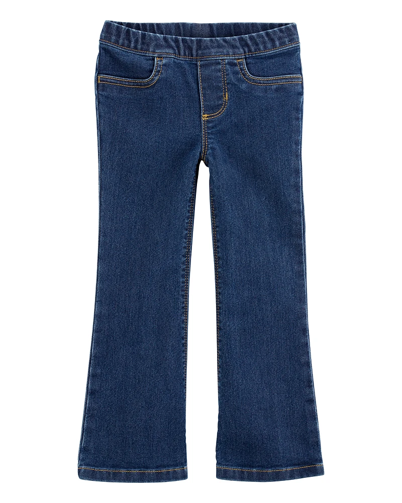 Toddler Flare Pull-On Denim Jeans