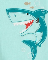 4-Piece Shark 100% Snug Fit Cotton Pyjamas