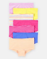 Kid 7-Pack Boyshort Cotton Underwear