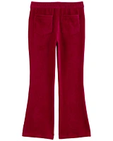 Kid Pull-On Velour Flare Pants