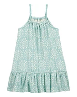 Toddler Geo Print Tank Dress
