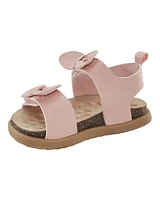 Baby Every Step® First Walker Bow Faux Cork Sandals - Pink