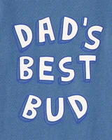Toddler Dad's Best Bud Graphic Tee