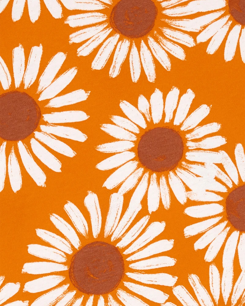 Kid Sunflower Cotton Dress