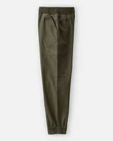 Boys Cotton Fashion Cargo Pants - Green