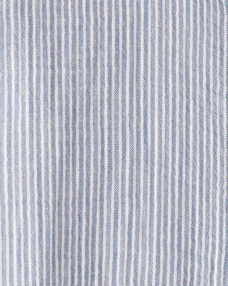 Kid Organic Cotton Gauze Striped Dress