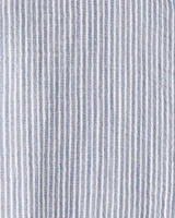 Kid Organic Cotton Gauze Striped Dress