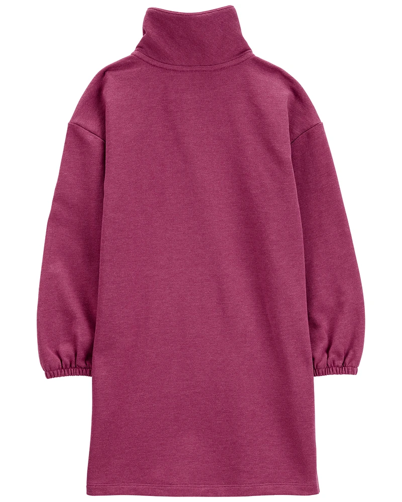 Kid Love Heart Sweatshirt Dress