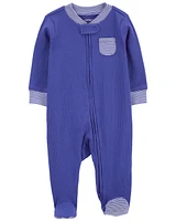 Baby Striped 2-Way Zip Sleep & Play