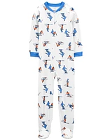 1-Piece Ski Fleece Footie Pyjamas