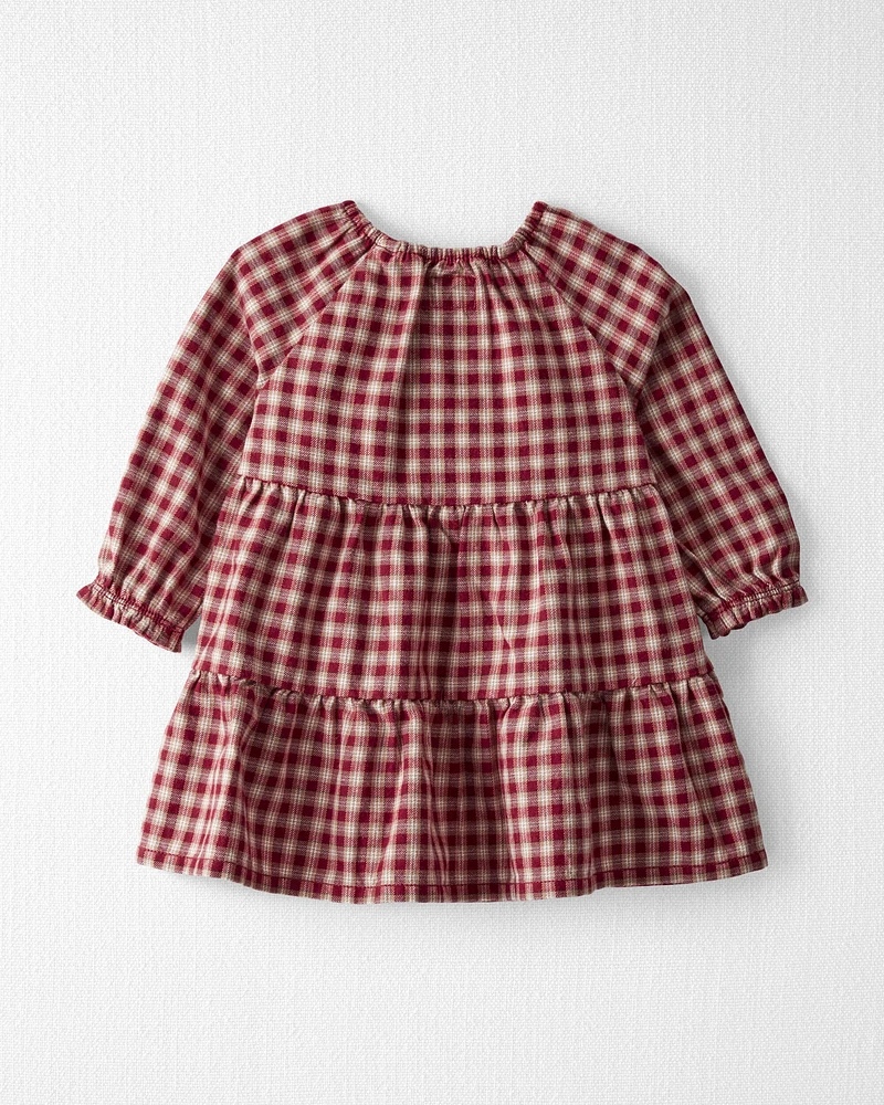 Baby Cozy Tiered Dress Made with Organic Cotton