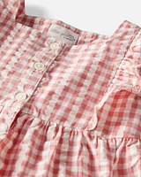 Toddler Gingham Top Made With Organic Cotton