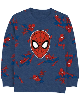 Kid Spider-Man Pullover - Navy