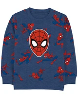 Kid Spider-Man Pullover - Navy