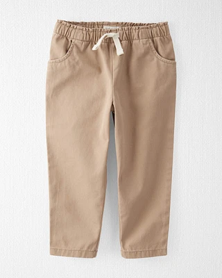 Toddler Organic Cotton Pants Toasty Hazelnut