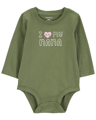 Baby I Love My Nana Collectible Bodysuit