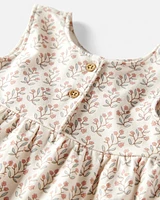 Baby Organic Cotton Floral-Print Dress